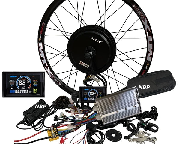 27.5"/29" MTX39 Rim MXUS 72V3000w 142mm 7S 60A Sine Wave Controller Conversion Kit SW900
